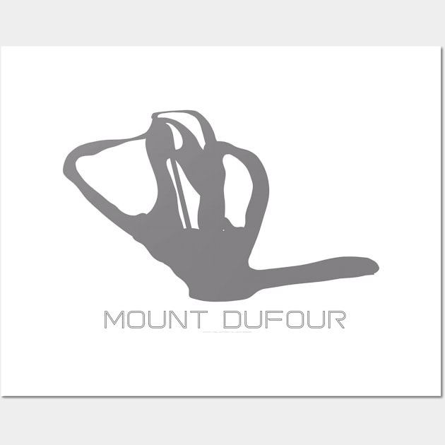 Mount Dufour Resort 3D Wall Art by Mapsynergy